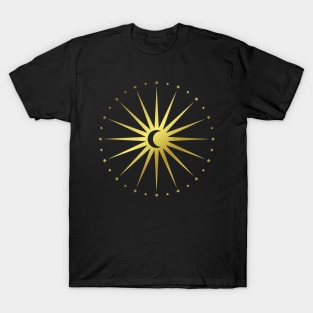 Stars - Moon - Graphic - geometric design T-Shirt